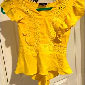 Preloved Yellow Top S